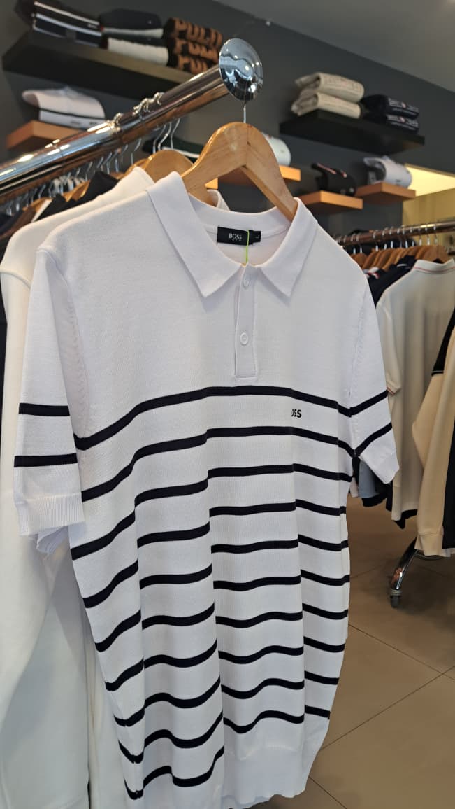 OLD Money Striped Polo