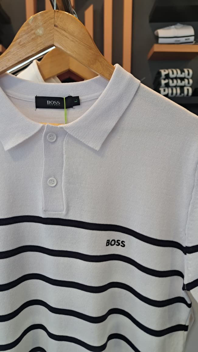 OLD Money Striped Polo