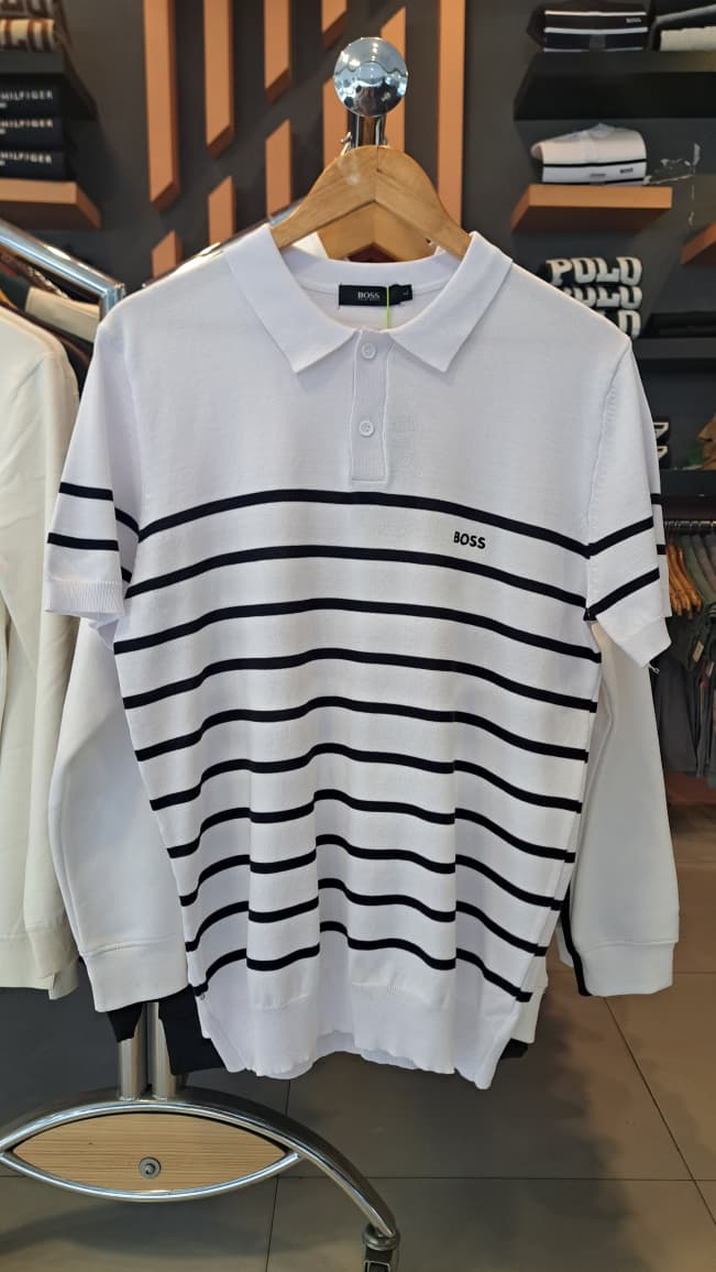 OLD Money Striped Polo