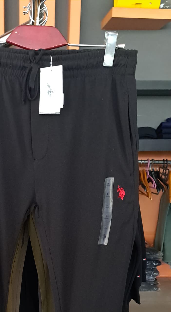 Classic Logo Cotton Jogger Pants (BLACK)