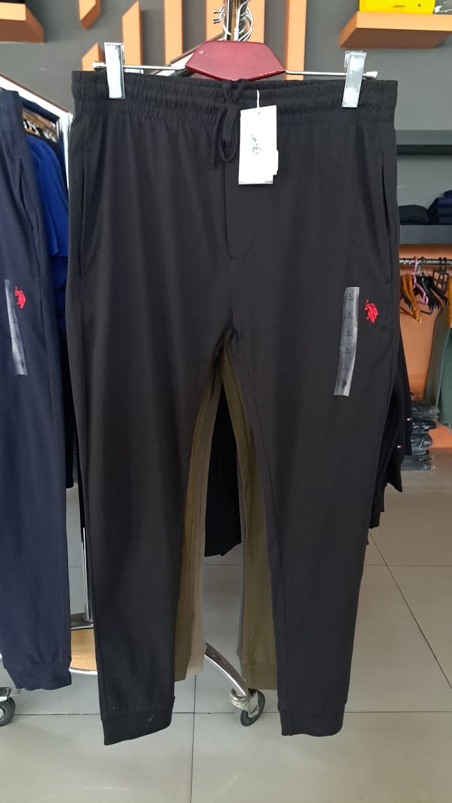 Classic Logo Cotton Jogger Pants (BLACK)