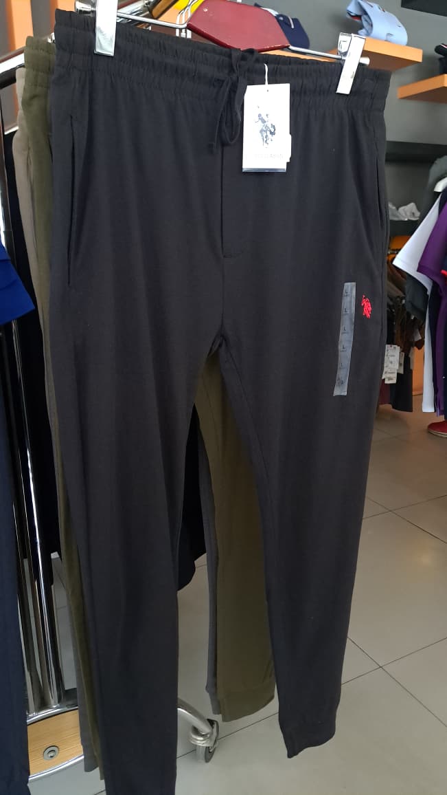 Classic Logo Cotton Jogger Pants (BLACK)