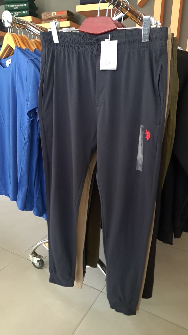 Classic Logo Cotton Jogger Pants (NAVY)