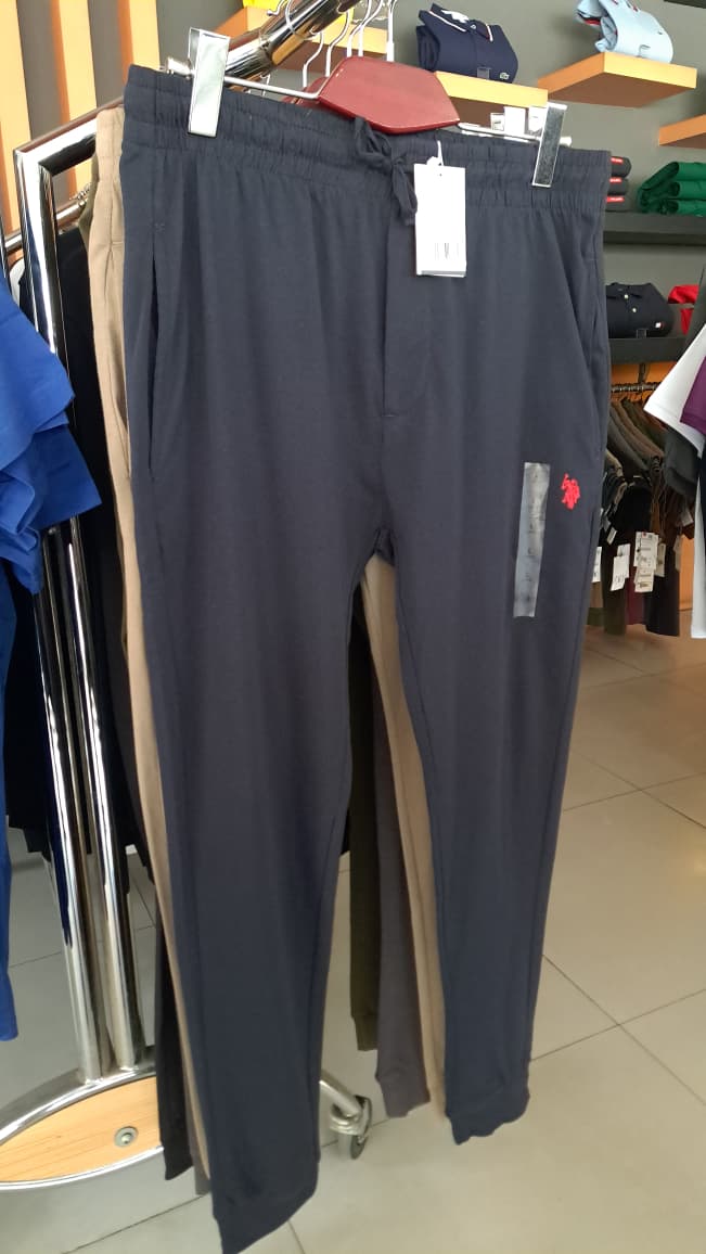 Classic Logo Cotton Jogger Pants (NAVY)