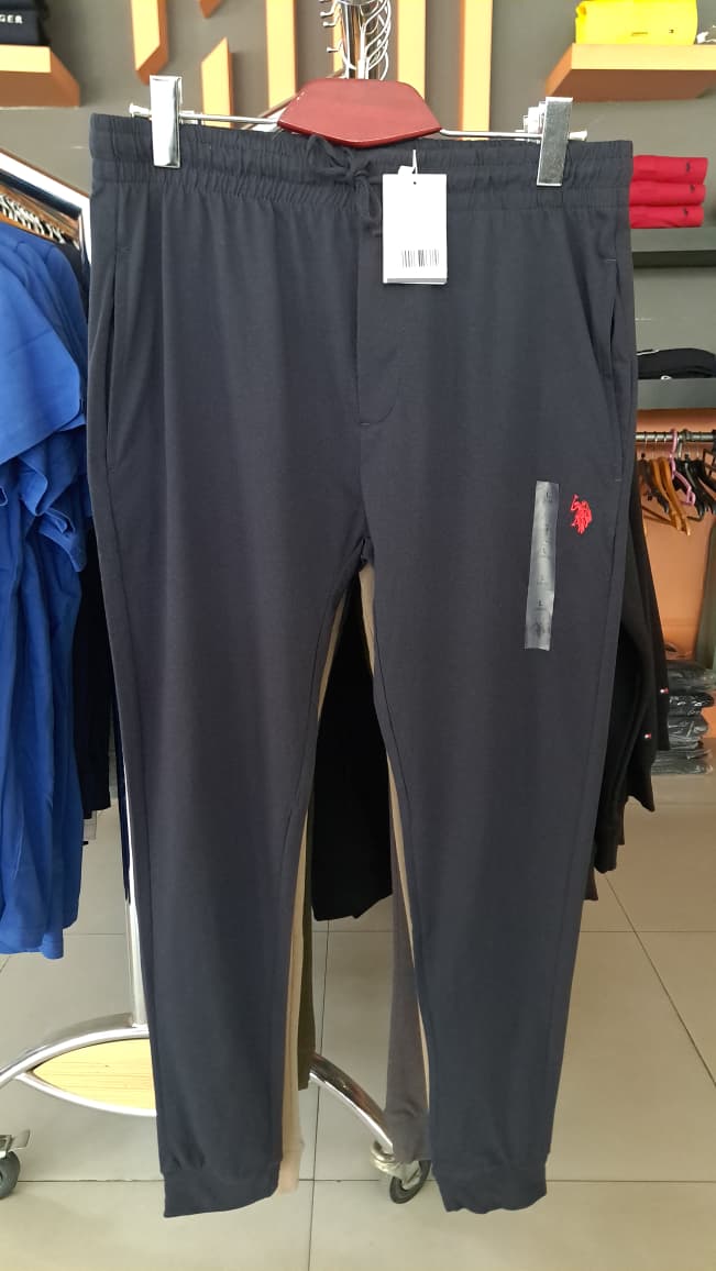 Classic Logo Cotton Jogger Pants (NAVY)