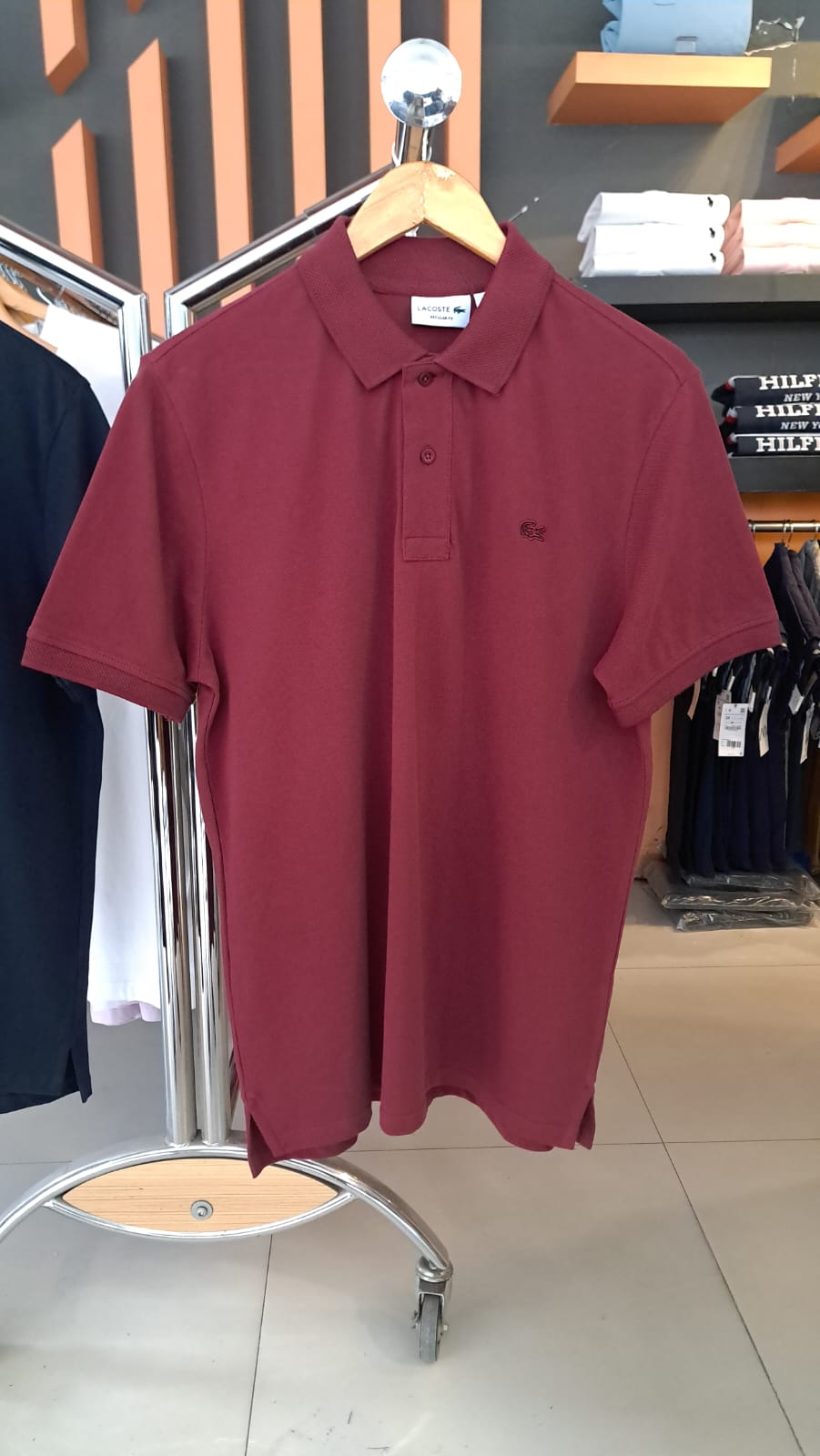 LACOSTE COTTON PIQUE POLO SHIRT