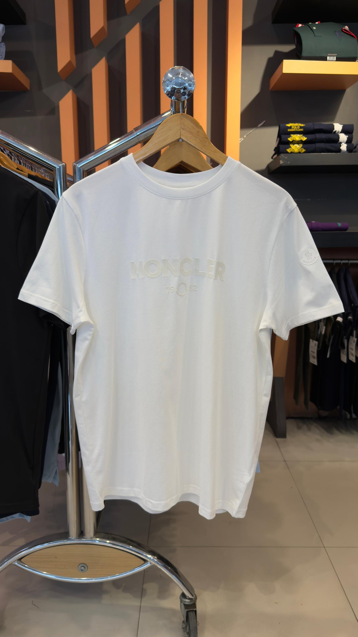 MONCLER SUEDE TEE