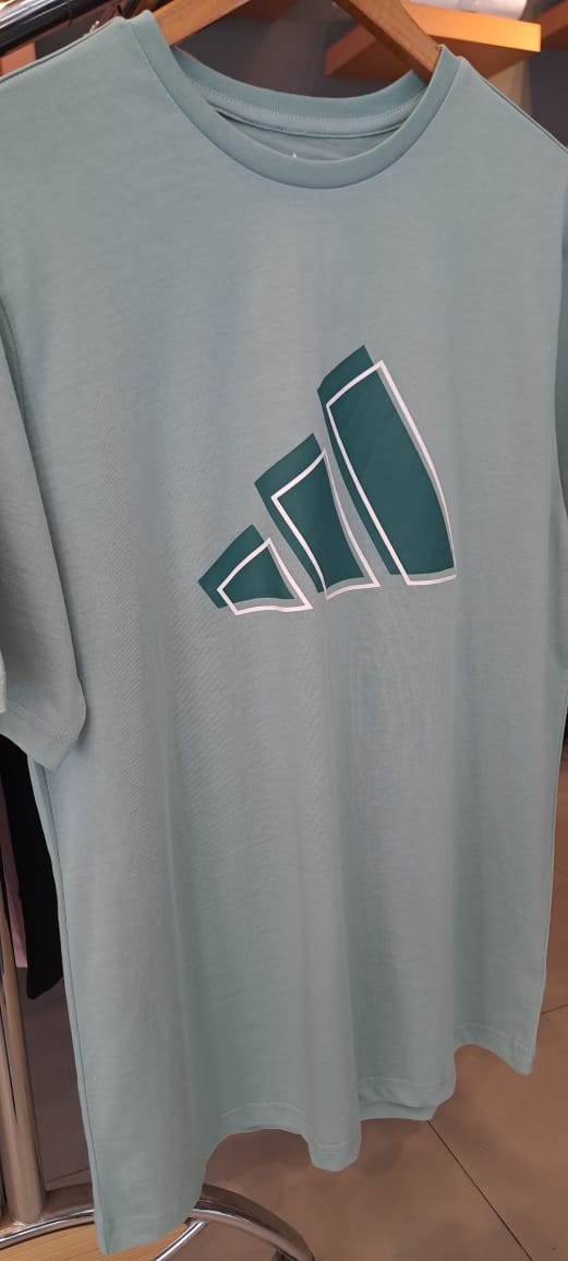 ADIDAS BRICKS LOGO COTTON TEE