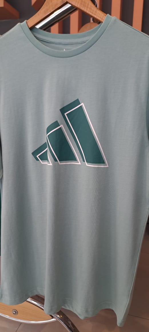 ADIDAS BRICKS LOGO COTTON TEE