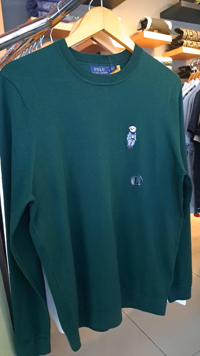 Polo Bear Embroidered Sweater
