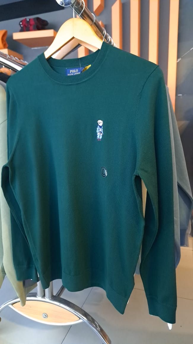 Polo Bear Embroidered Sweater