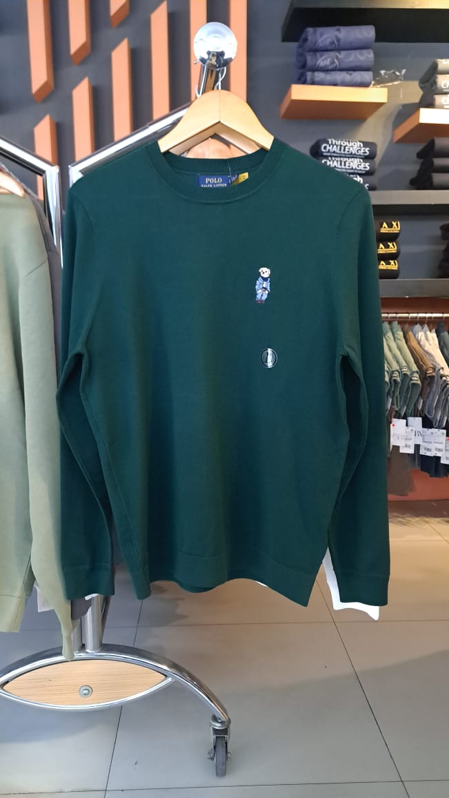 Polo Bear Embroidered Sweater