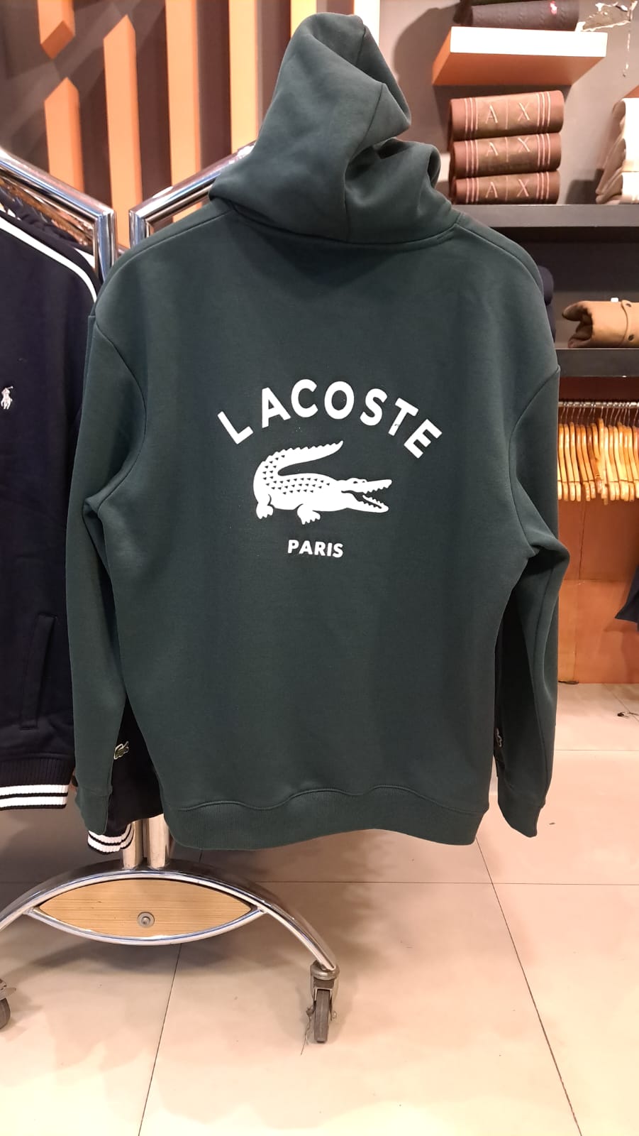 Contrast Logo Hoodie