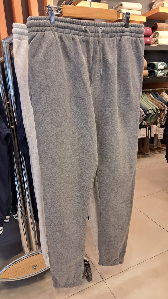CUFFED HEMS FLEECE JOGGING TROUSERS