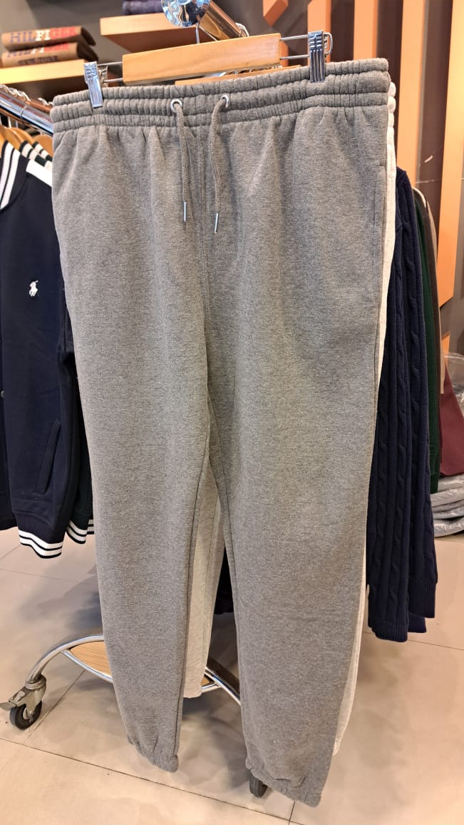 CUFFED HEMS FLEECE JOGGING TROUSERS
