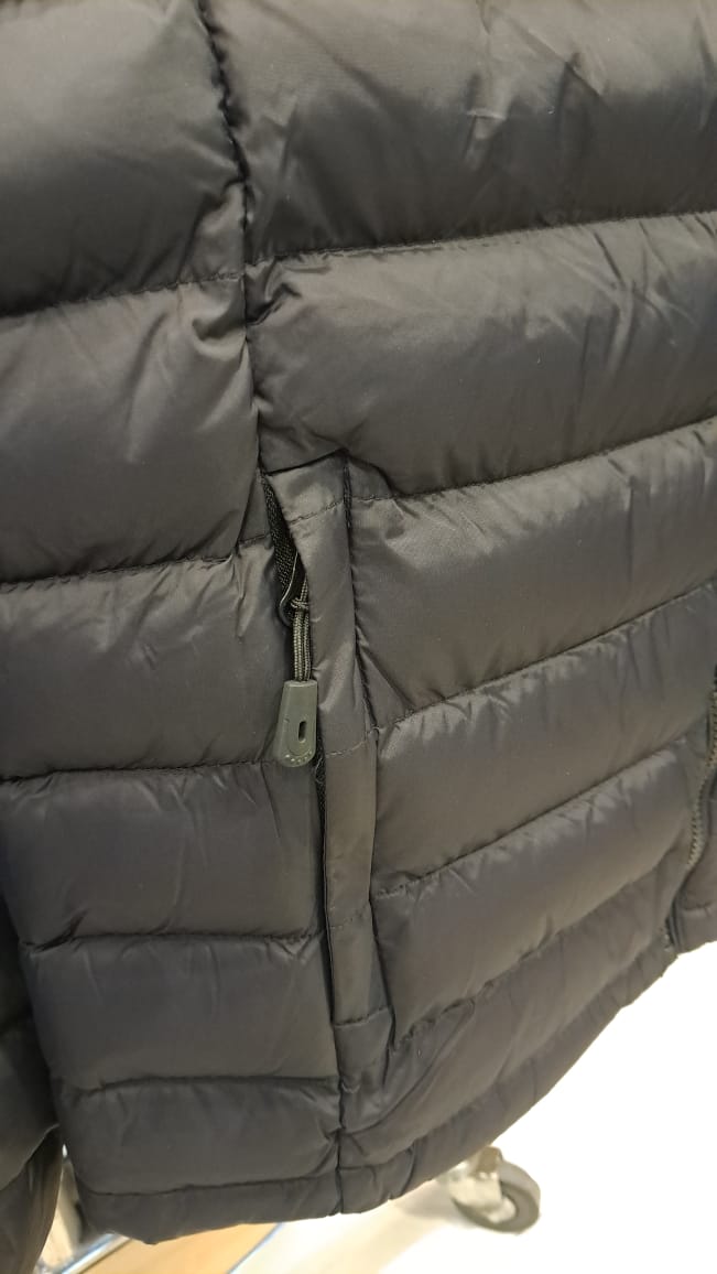 Puffer Jacket with Detachable Hoodie (Black)