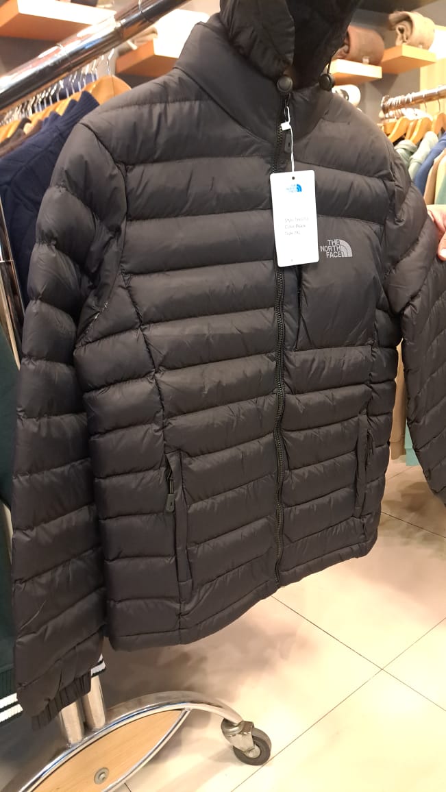 Puffer Jacket with Detachable Hoodie (Black)