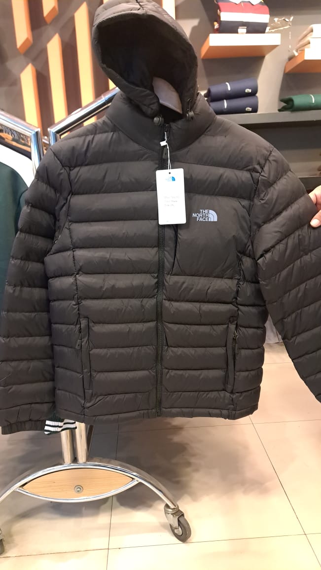 Puffer Jacket with Detachable Hoodie (Black)