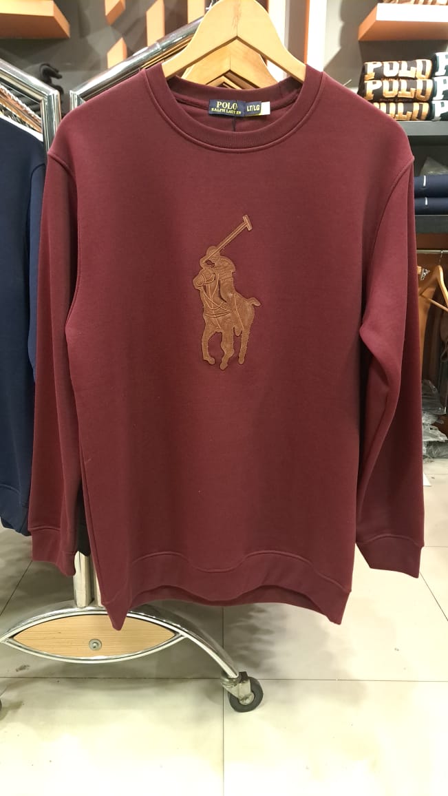 Pony Embroidered Patch Sweatshirt