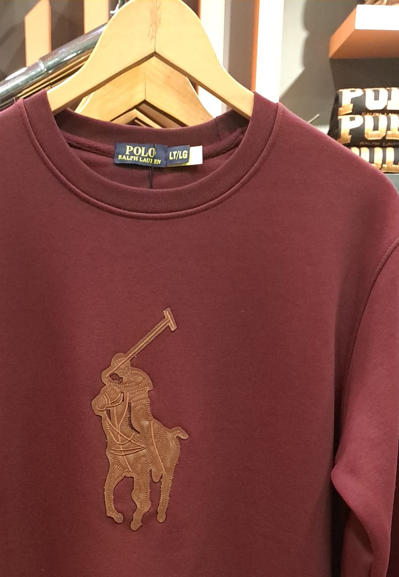 Pony Embroidered Patch Sweatshirt