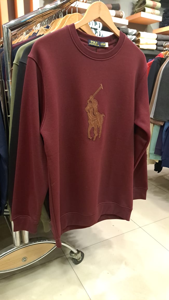 Pony Embroidered Patch Sweatshirt