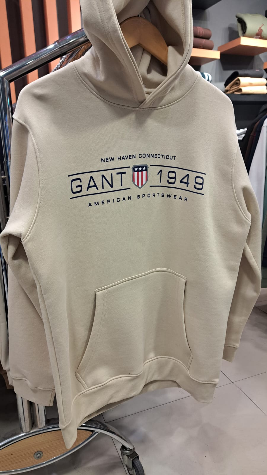 Pull Over Hoodie with Printed Logo