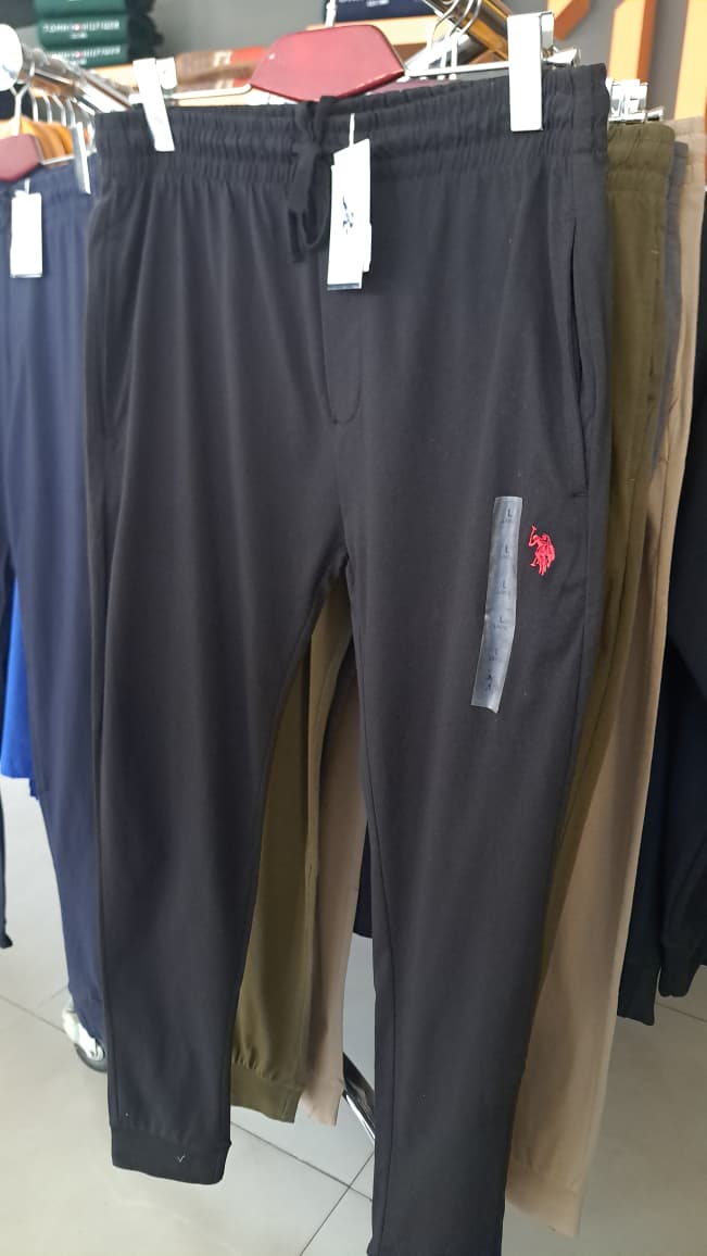 Classic Logo Cotton Jogger Pants (BLACK)