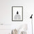 Geometric Arcs Monochrome Art