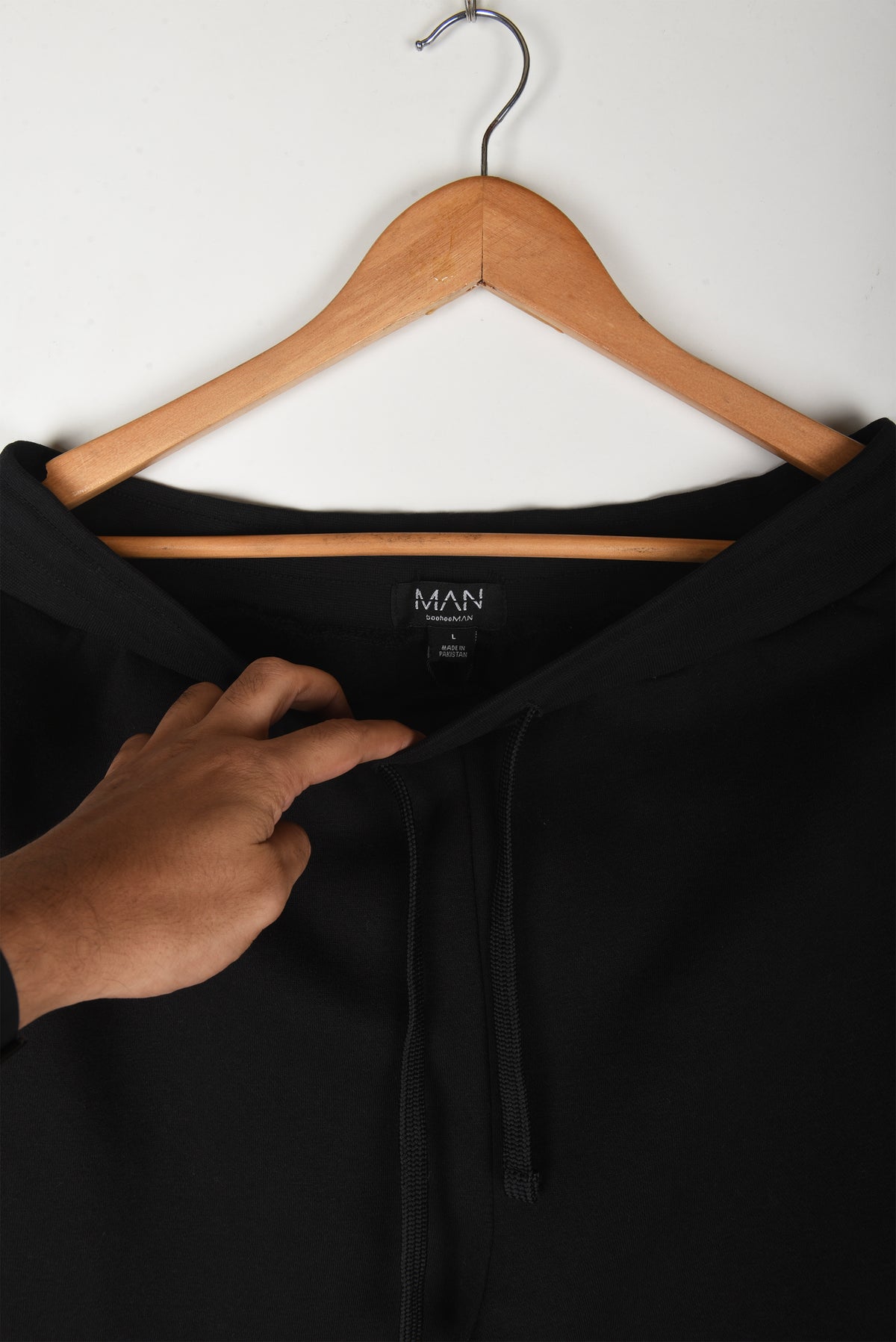 BOOHOO BLACK FLEECE JOGGER PANT