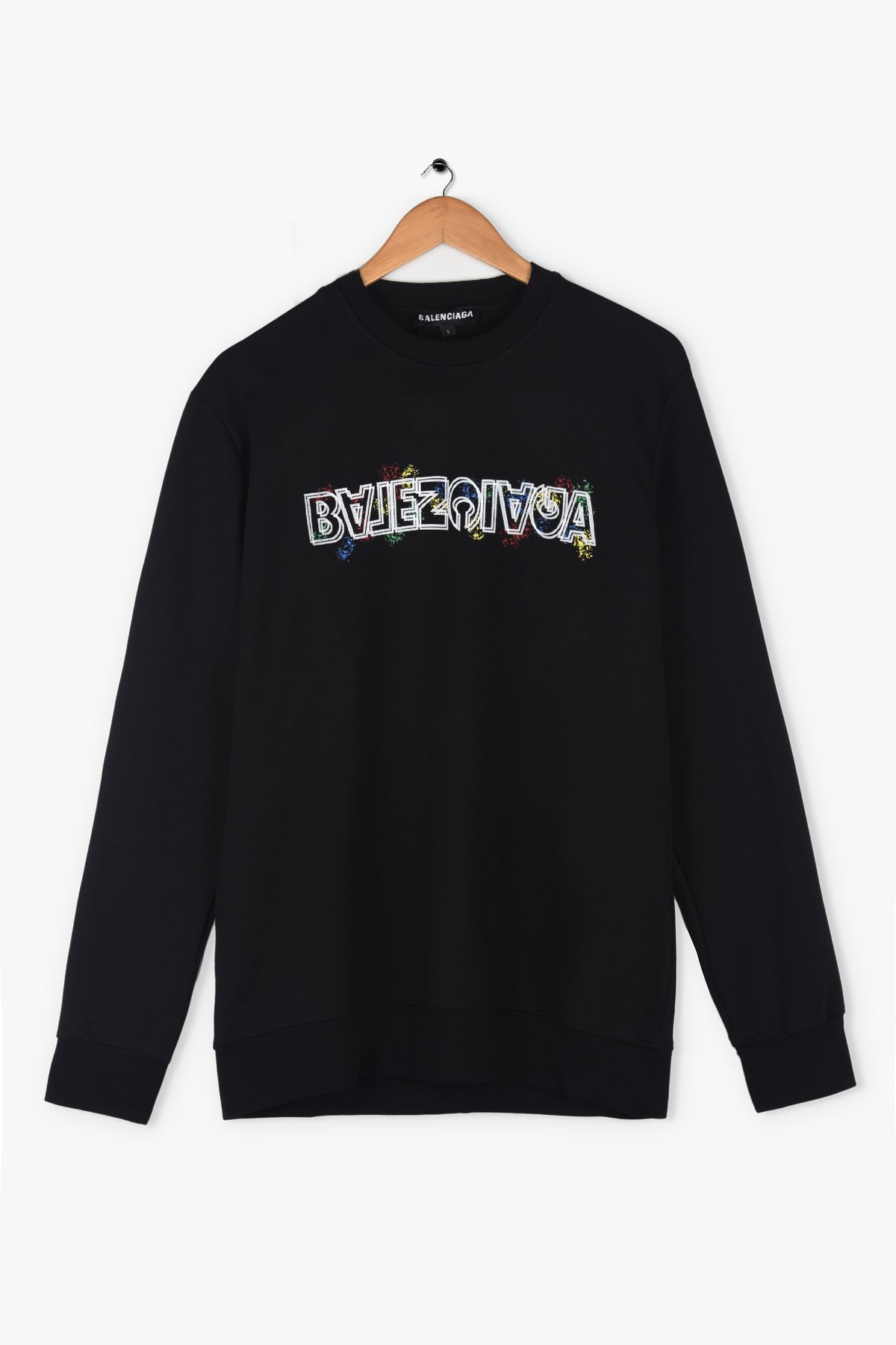 BALENCIAGE MIRROR LOGO SWEATSHIRT
