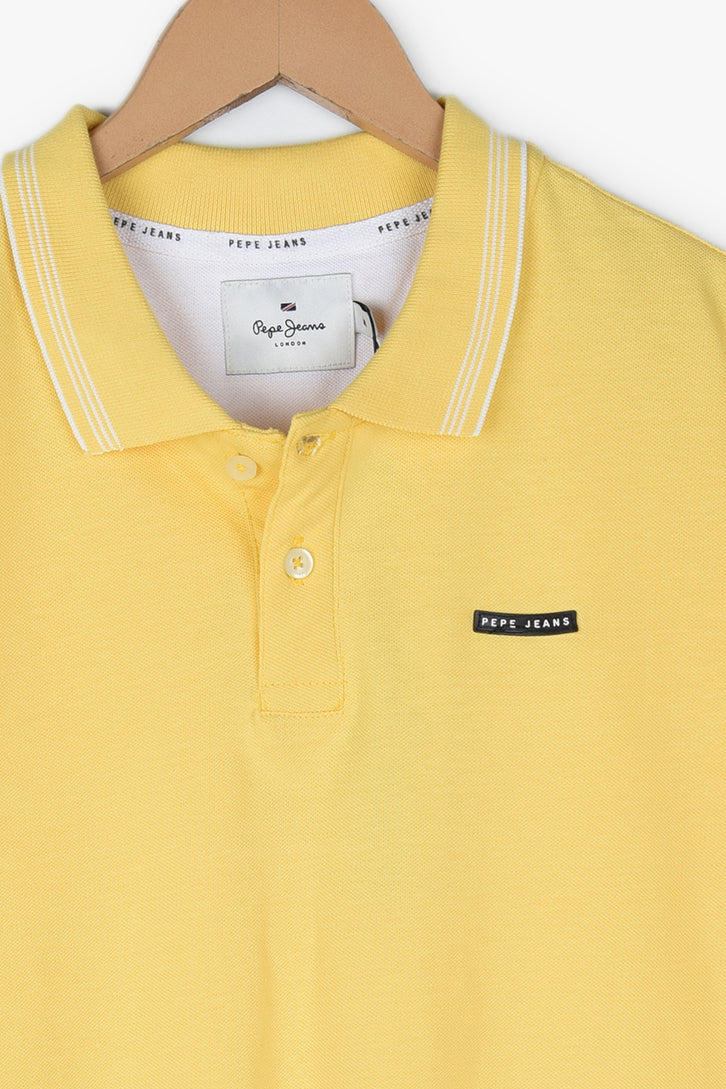 国内発送 PEPE JEANS orangejeansco - SHIRT POLO LOGO RUBBERIZED トップス