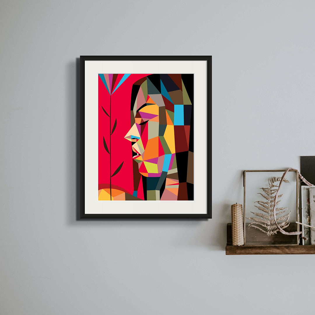 Abstract Contours Figurative Art