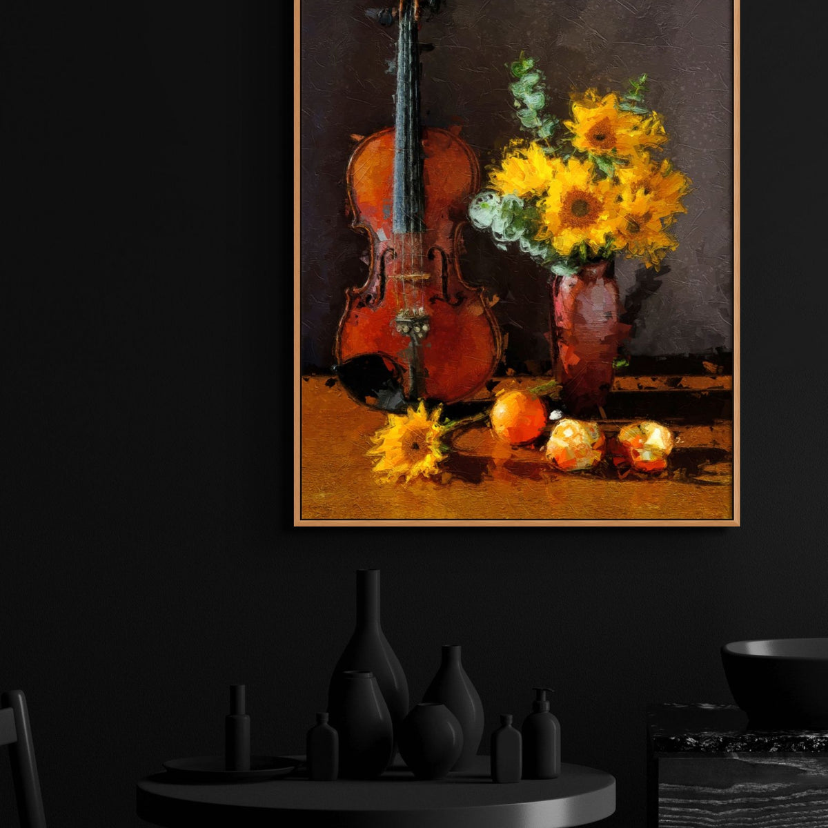 Gold Collection Bass Abstract Art