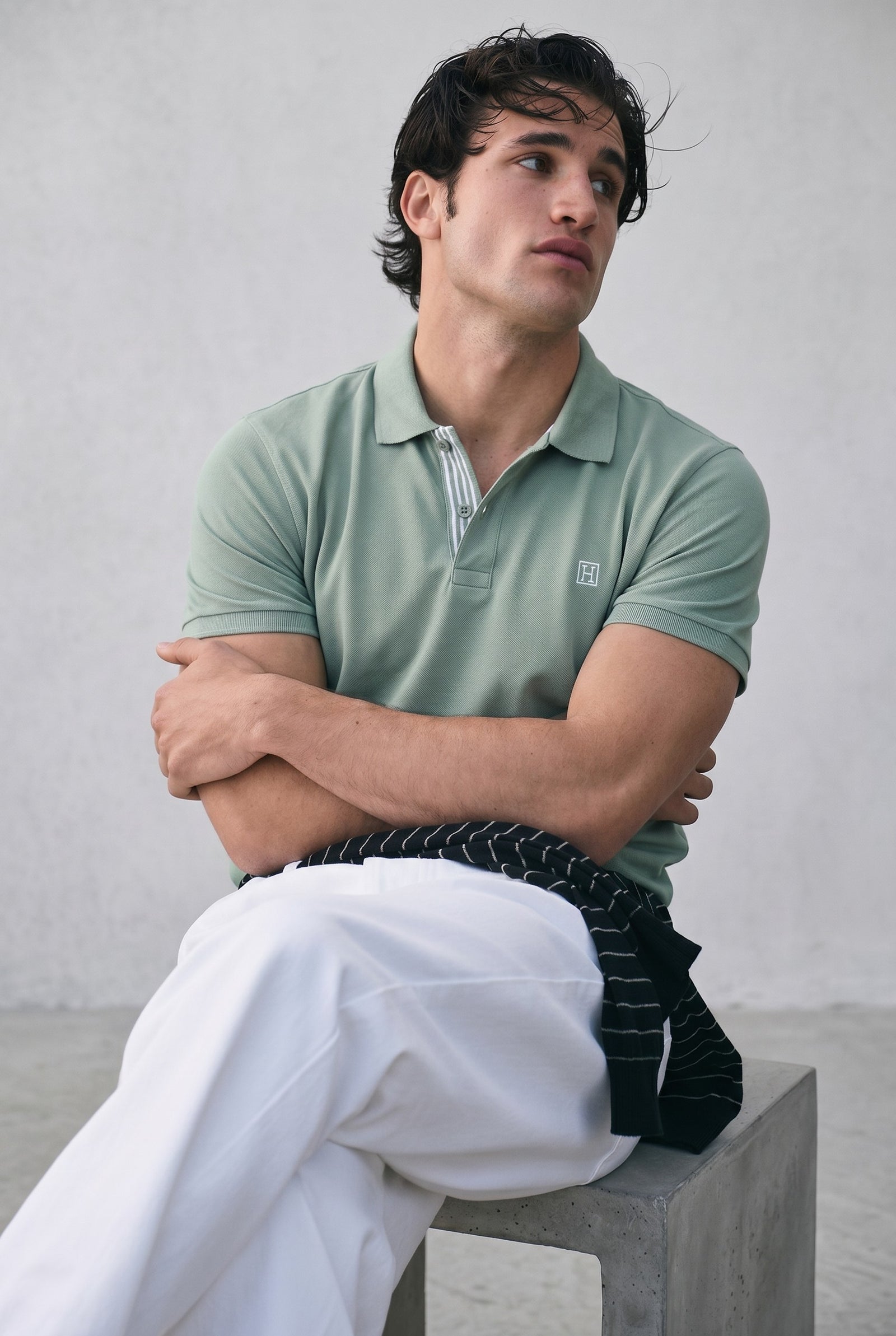 Embroidered Logo Polo Shirt