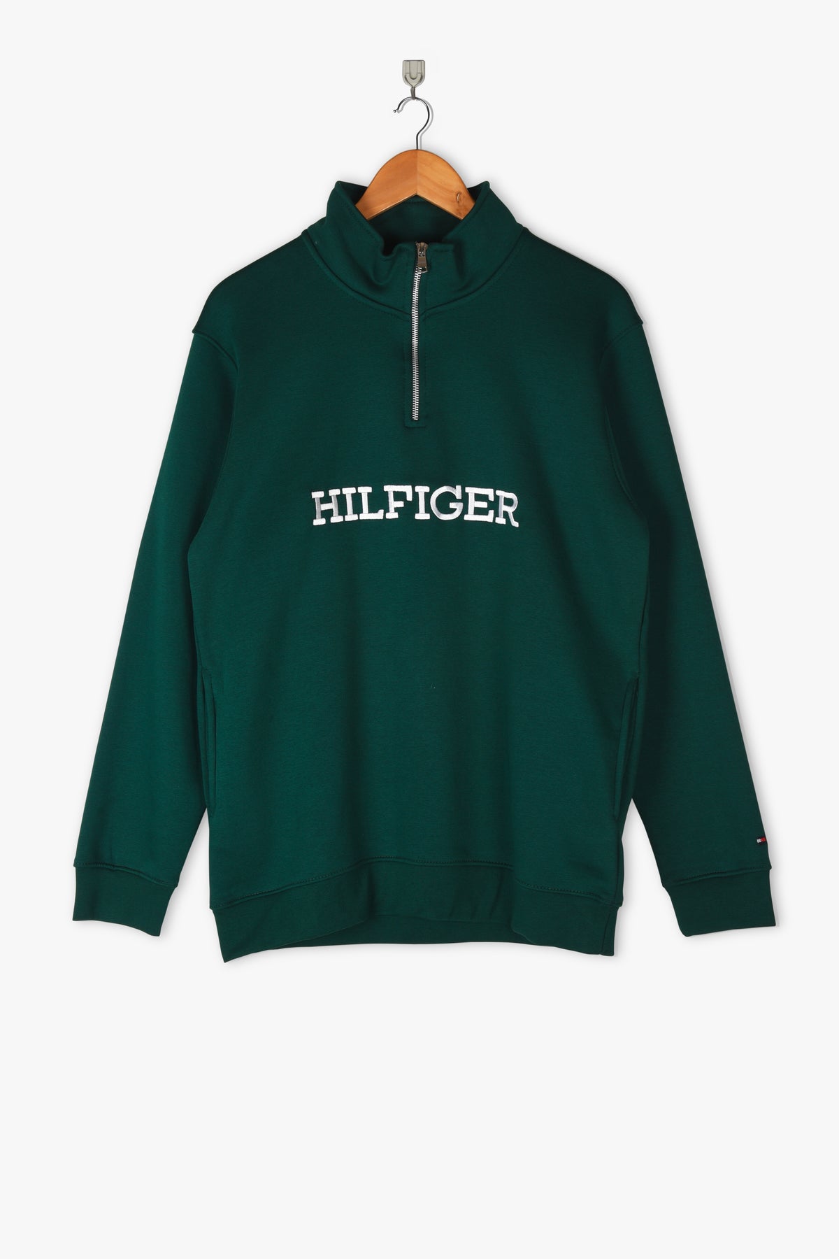 Quarter Zipper with Embroidered Logo