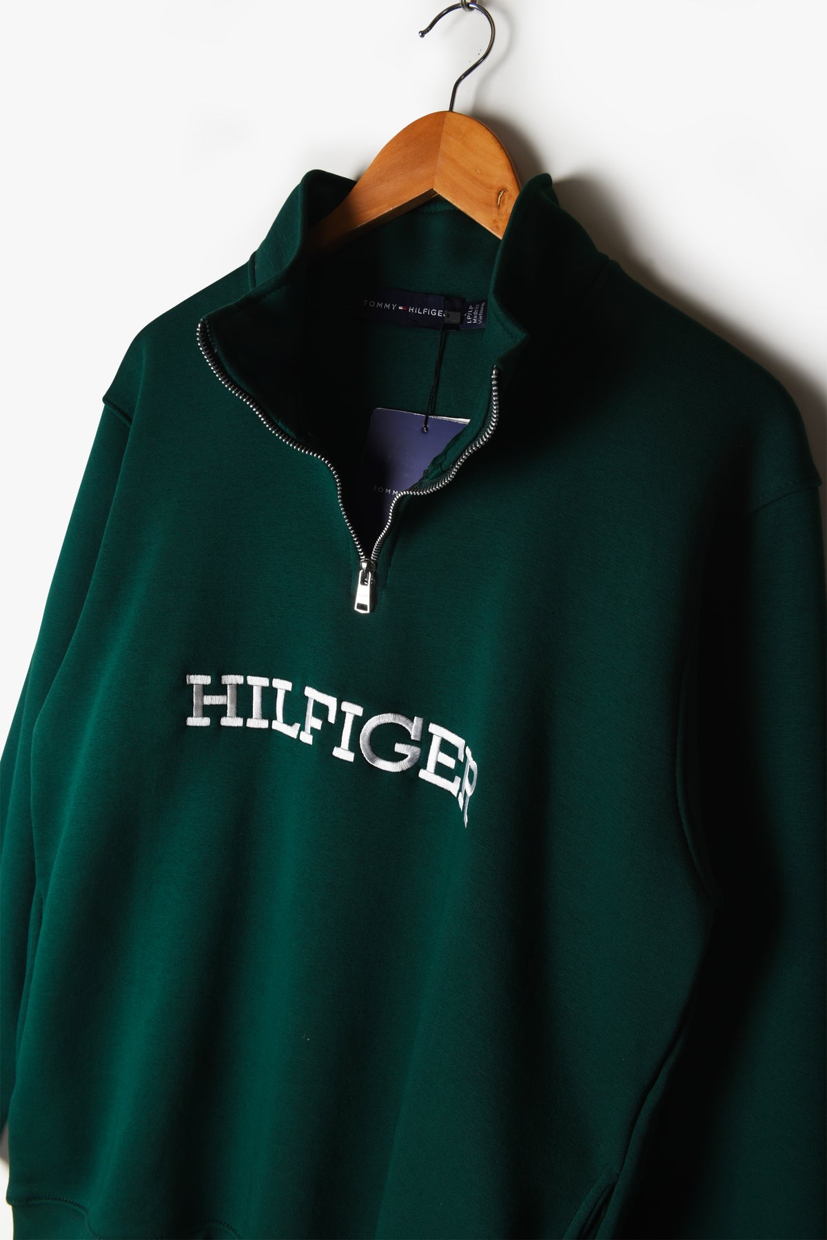 Quarter Zipper with Embroidered Logo