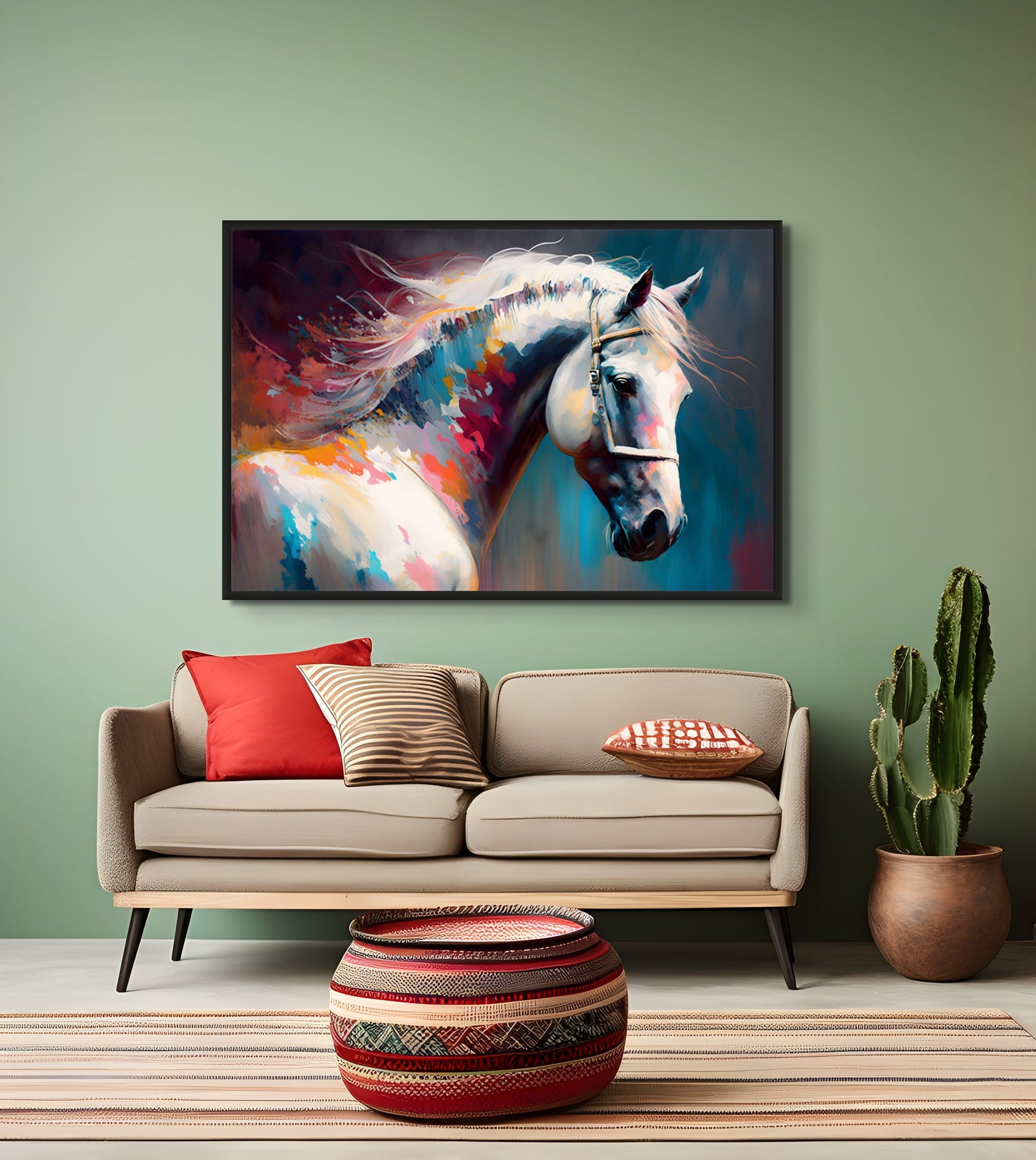 Pegasus Solo Abstract Art
