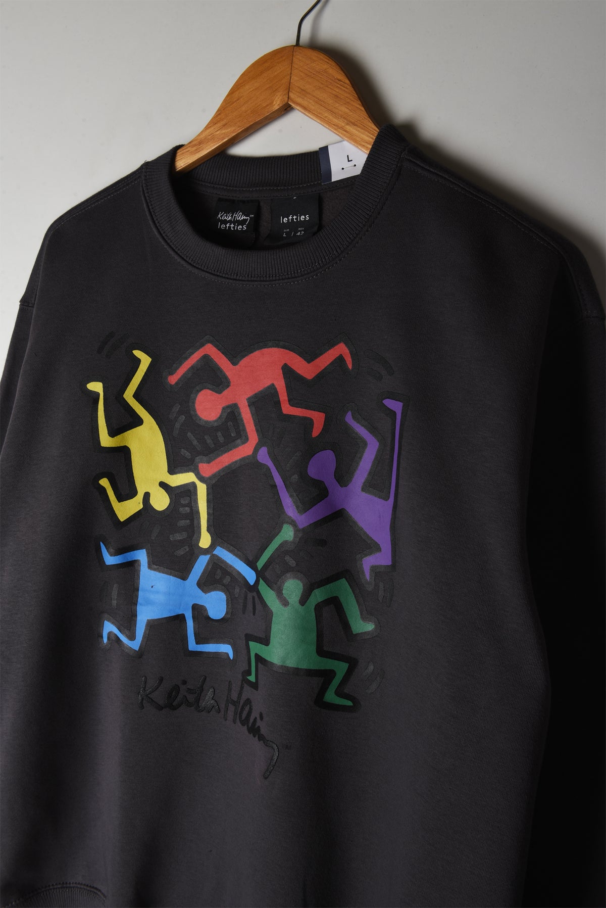 Graphic Print Fleece Sweatshirt