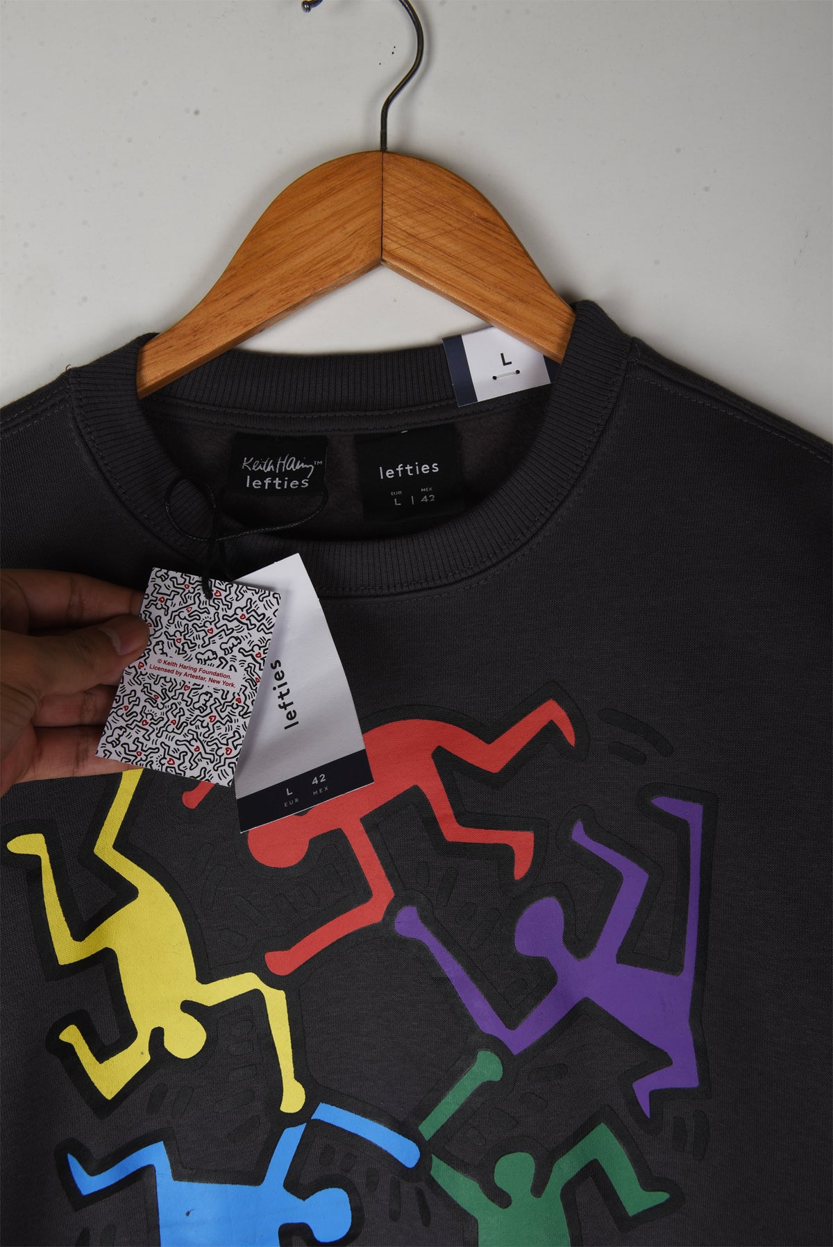 Graphic Print Fleece Sweatshirt