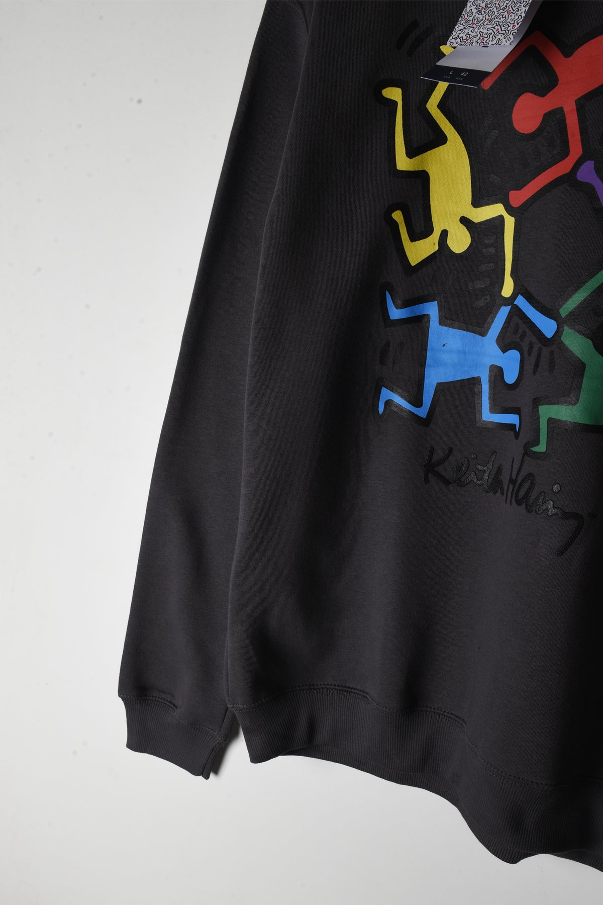 Graphic Print Fleece Sweatshirt
