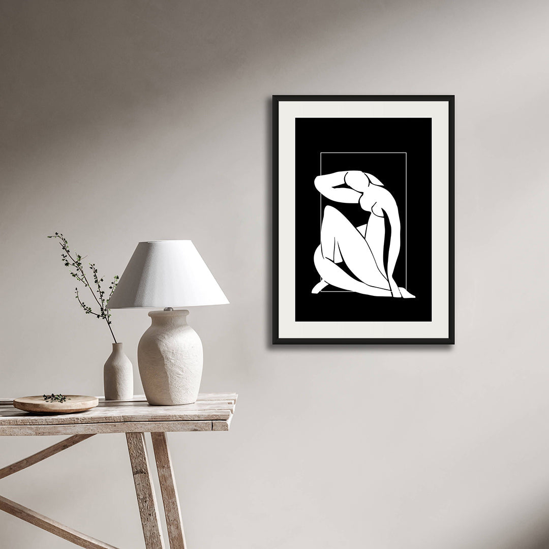 Thinking Figure Abstract Art