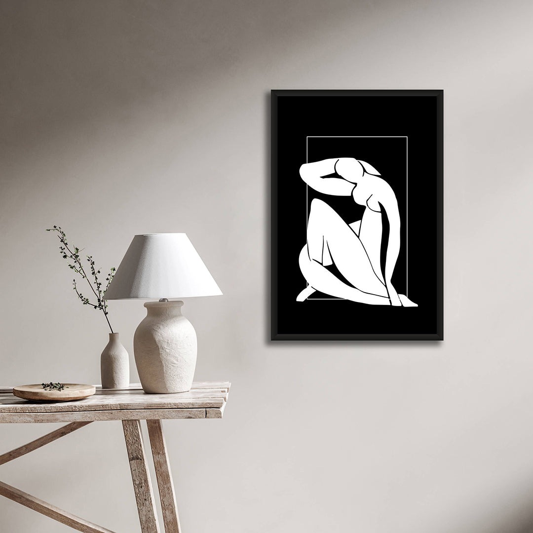 Thinking Figure Abstract Art