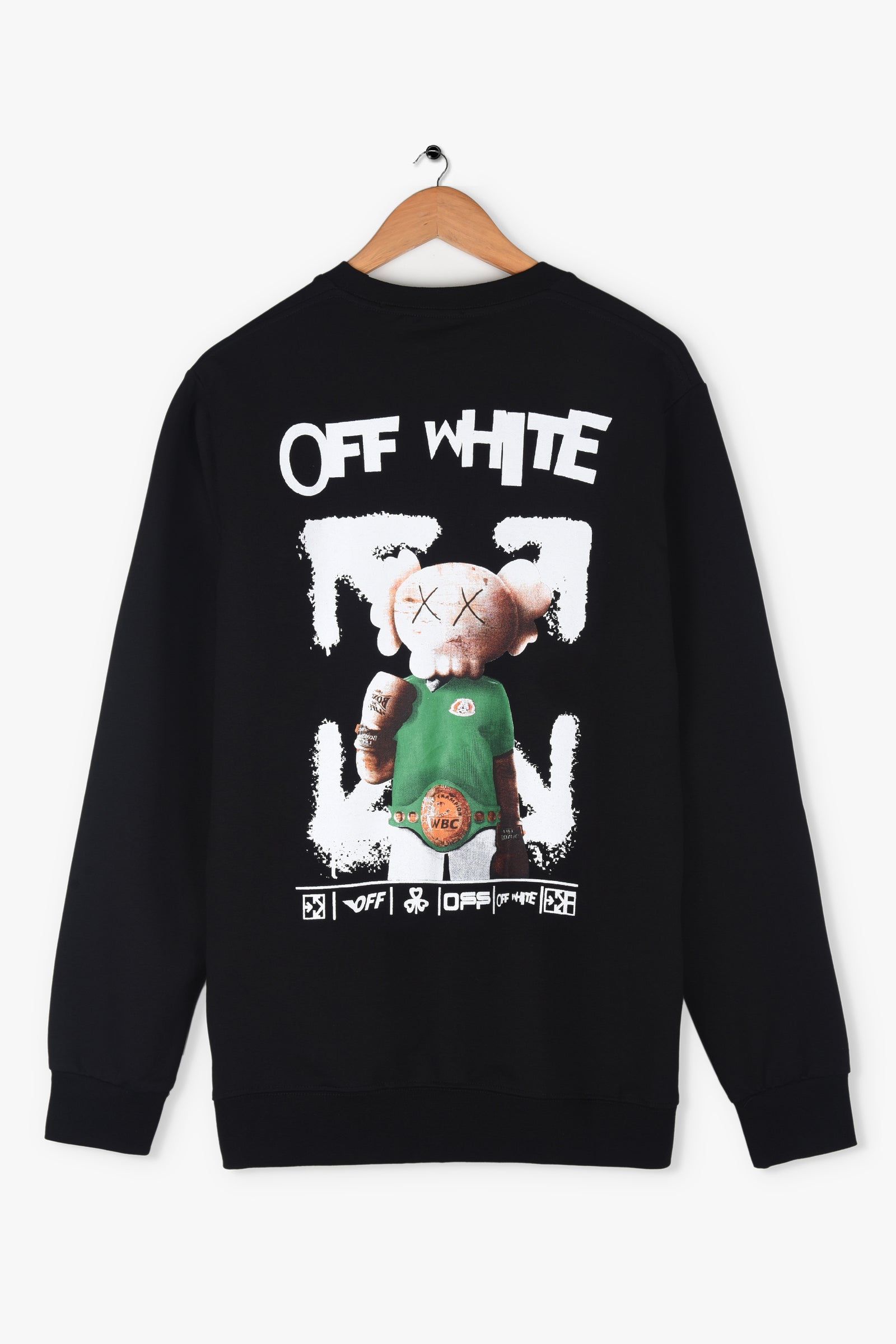 OFFWHITE X BOXING KAWS SWEATSHIRT