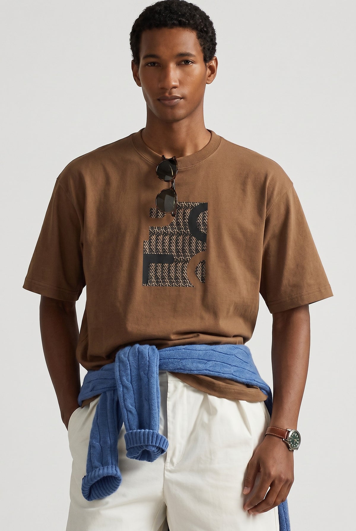 Over Sized Heritage Monogram Vintage T-shirt