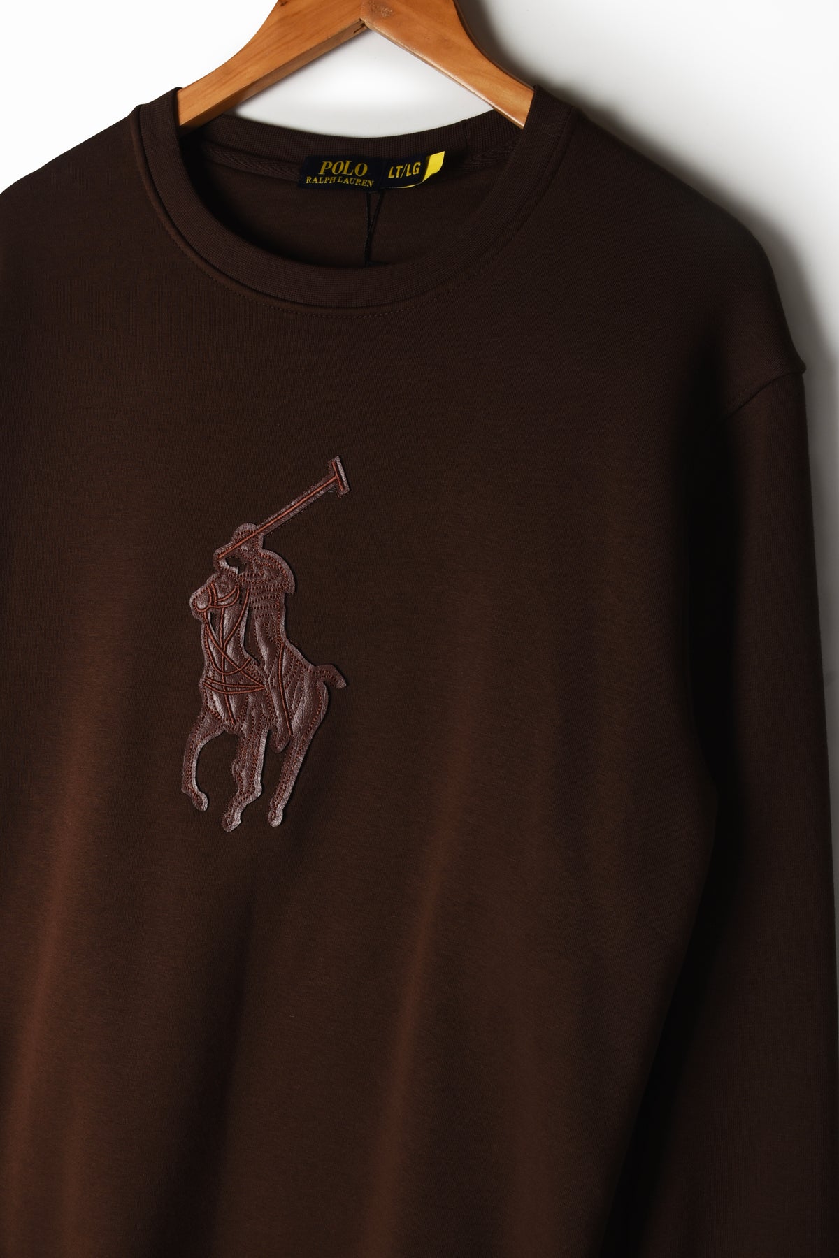 Pony Embroidered Patch Sweatshirt