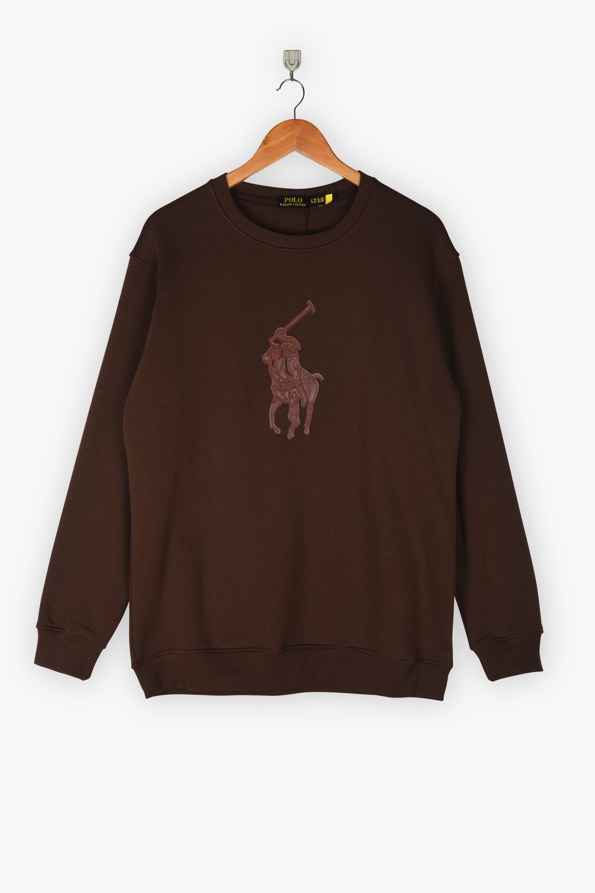 Pony Embroidered Patch Sweatshirt