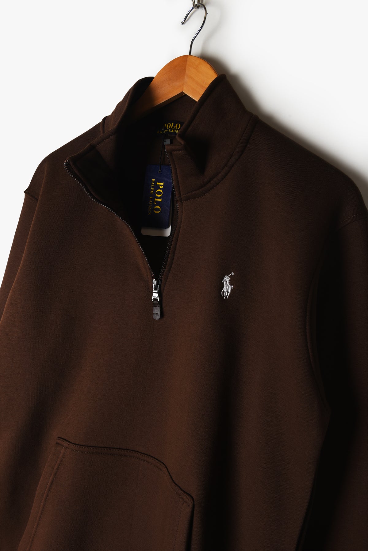 Embroidered Pony Quarter Zipper