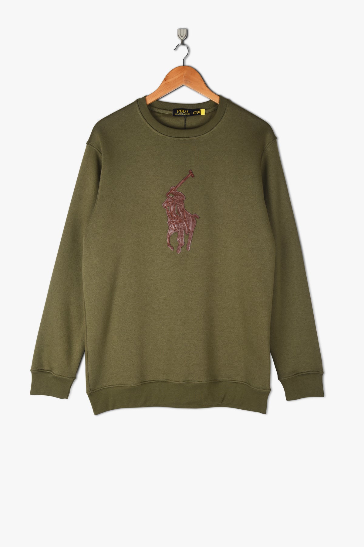 Pony Embroidered Patch Sweatshirt