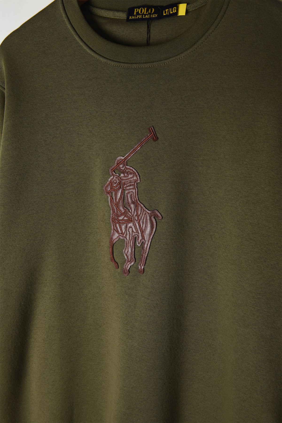 Pony Embroidered Patch Sweatshirt