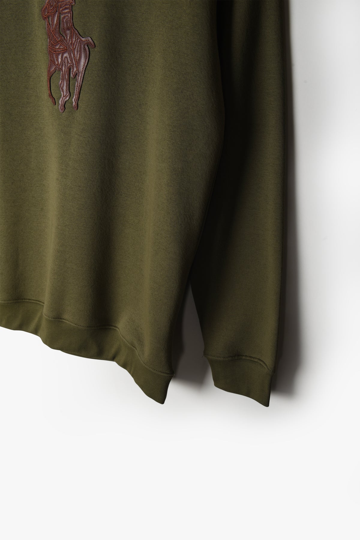 Pony Embroidered Patch Sweatshirt